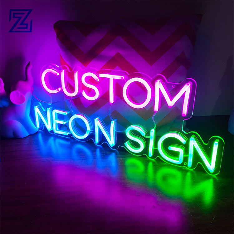 Custom Neon Signs Letters Words business logo Sign Decoration LED neon Signs for wedding home party events game