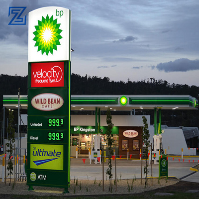 Intergrated LNG gas station prefabricated space frame steel structure petrol station construction