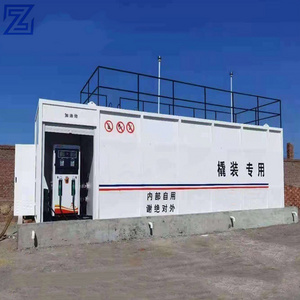 supply Custom gas station floating fuel station and petrol pump gas station portable