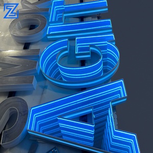 High quality custom led signs frontlit letter custom 3d letter shop signboard 3d led infinity mirror letters for shop