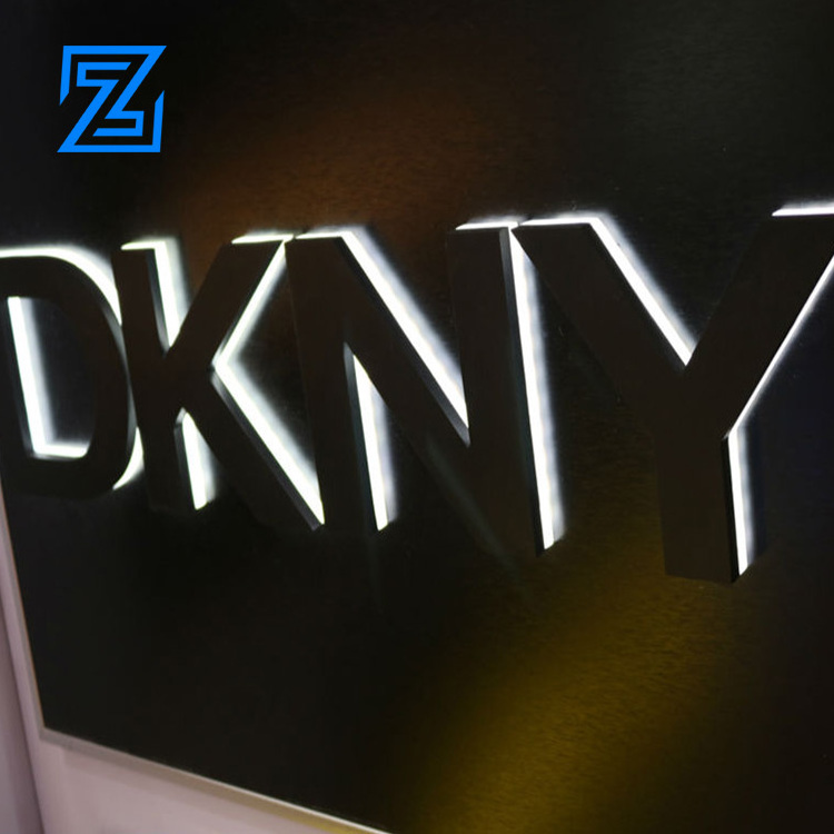 3d metal letter signage acrylic luminous light Logo channel letters stainless steel sign led sign backlit led channel letters