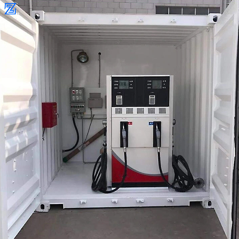 Double Wall Self Bunded Storage Tank Diesel Oil Petrol Compatible Mobile Fuel Station