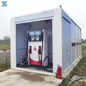 Fuel Dispenser Skid Pump Filling Station Mobile Fuel Petrol Station Self Bunded Diesel Fuel Storage Tank