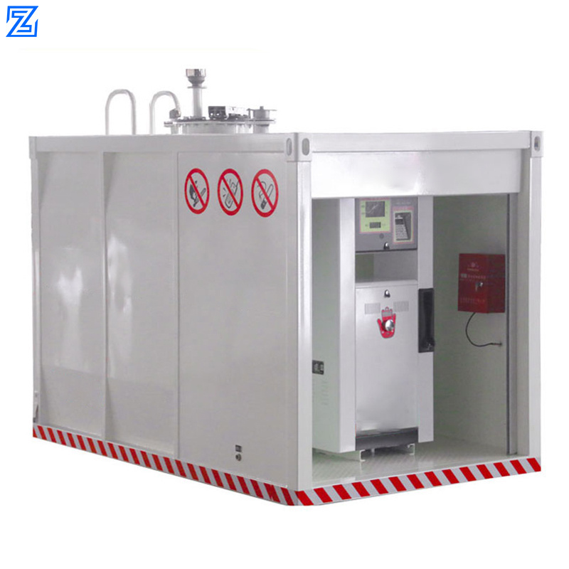 Double Wall Self Bunded Storage Tank Diesel Oil Petrol Compatible Mobile Fuel Station