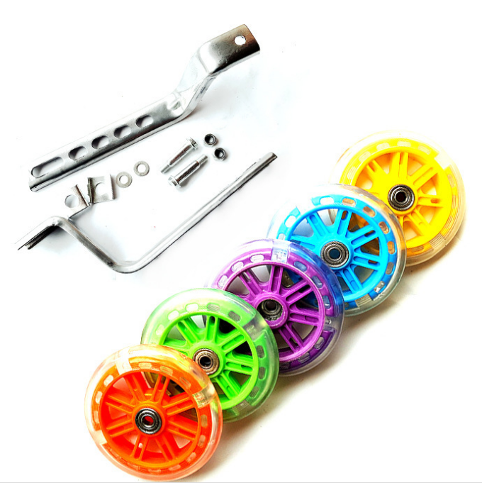 cheap bike spare parts kids side training wheels for children bicycle