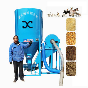 Automatic Mini Mixer Grinder For Poultry Feed New Design Poultry Feed Grinder Mixer Factory Supply