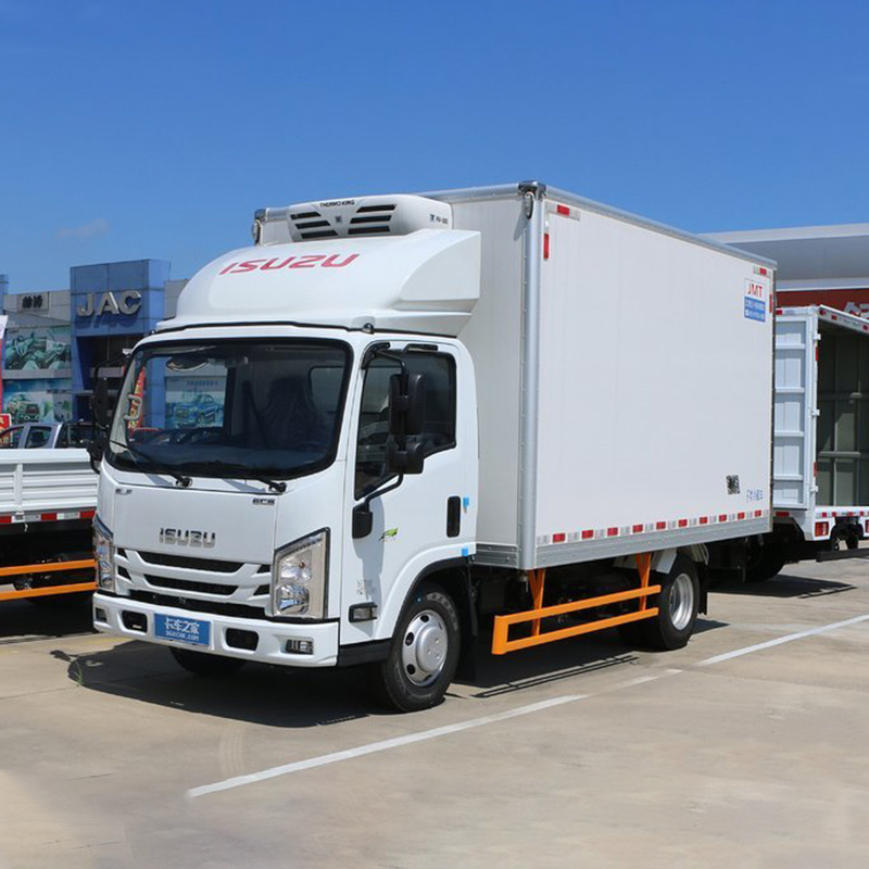 Cold Room Truck Isuzu 2 3 4 5 6 7 8 10 Tons Refrigerated Freezer Minil Refrigerator Van Box And Truck For Meat Transportation