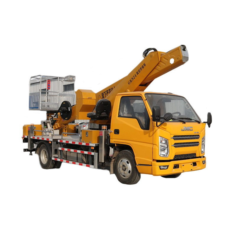 Aerial Platform Operation Vehicle Telescoping Telescopic Boom Lift Truck Mounted Aerial Work Platform Bucket Truck