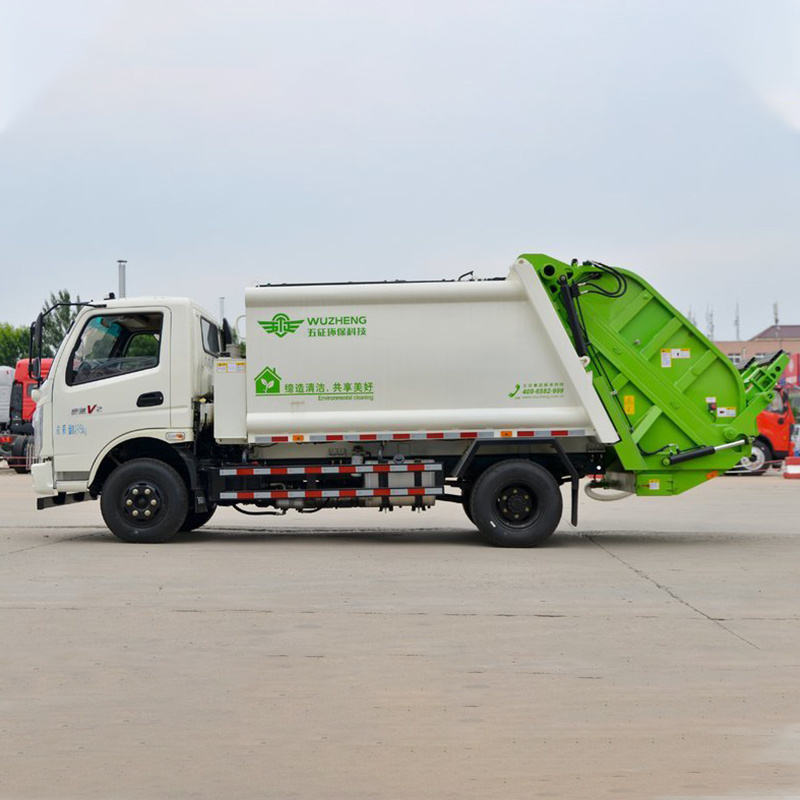 Garbage Truck Electric Garbage Collection Truck Container Lifting Truck 1.5 Ton Capacity Garbage Transport Vehicle