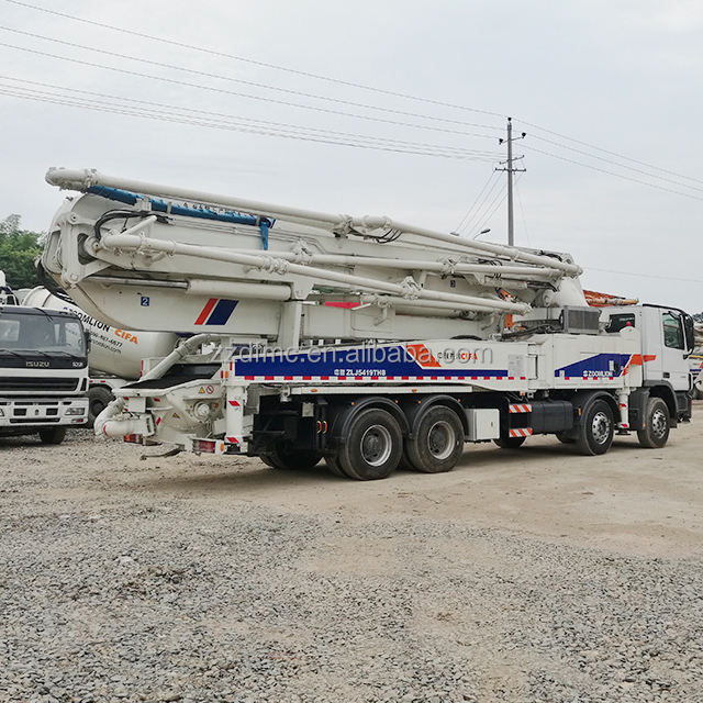 63M Zoomlion  truck mounted concrete pump 56 meters  62 meters used  refurbished mobile  Concrete Pump Truck