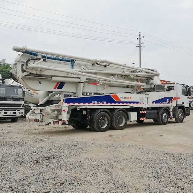 63M Zoomlion  truck mounted concrete pump 56 meters  62 meters used  refurbished mobile  Concrete Pump Truck