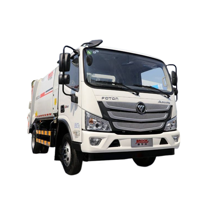 Foton 4*2 Refuse Removal Garbage Trucks 6m3 Garbage Collector Truck Compactor Garbage Truck Price