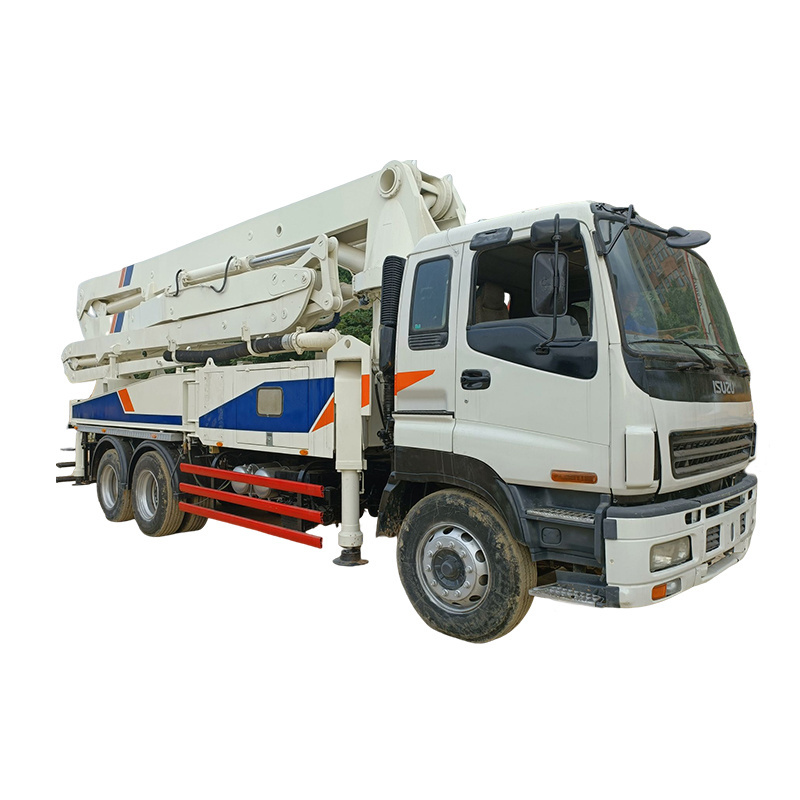 37 m ISUZU Chassis 6x4 Used Concrete Pump Truck for sale