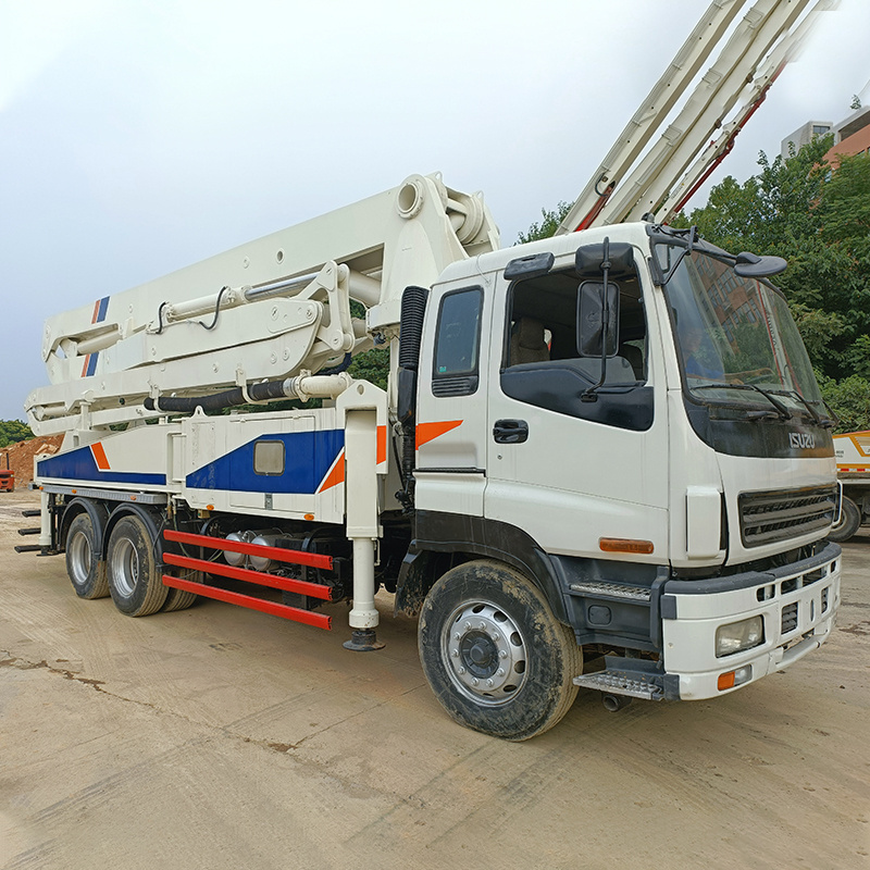 37 m ISUZU Chassis 6x4 Used Concrete Pump Truck for sale