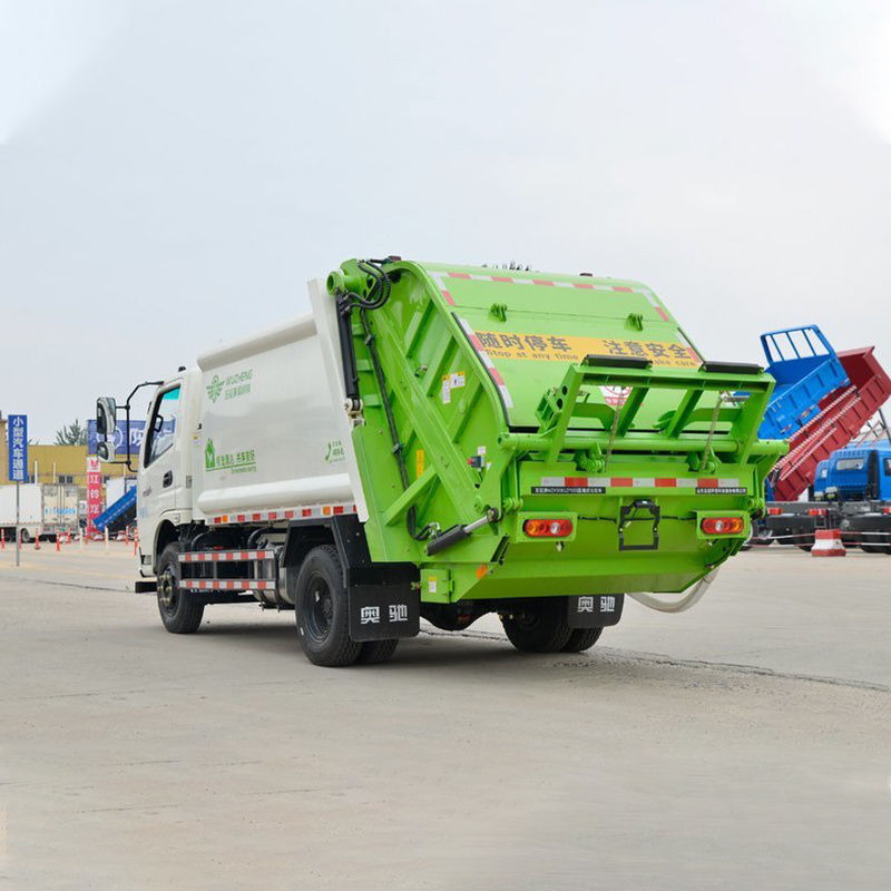 Garbage Truck Electric Garbage Collection Truck Container Lifting Truck 1.5 Ton Capacity Garbage Transport Vehicle