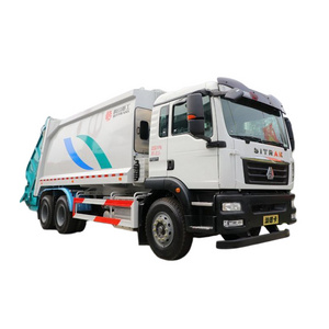 6x4 Howo Used Truck Compactor Garbage Trucks For Sale