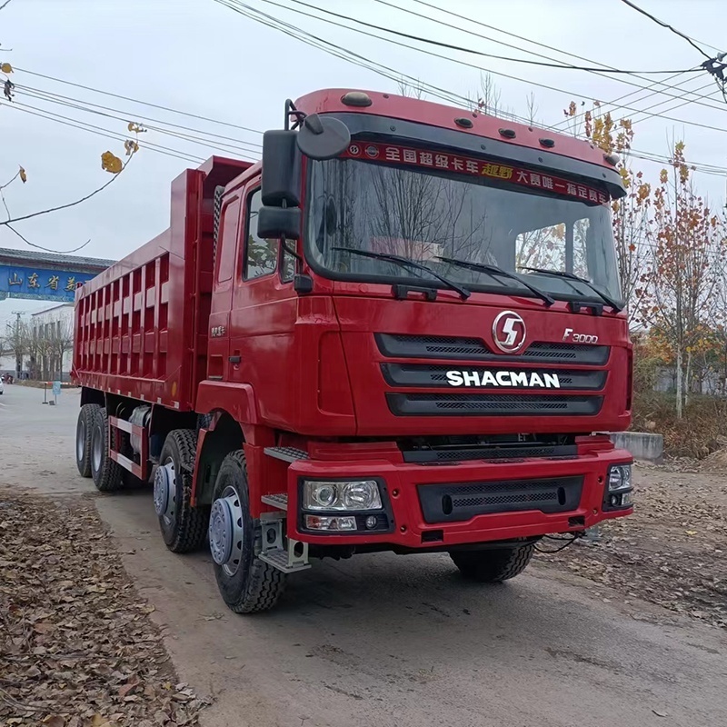 Good condition Shacman F3000 x3000 Dump Truck 8X4 380HP 12 tyres 40 ton Used Dumper Tipper Truck