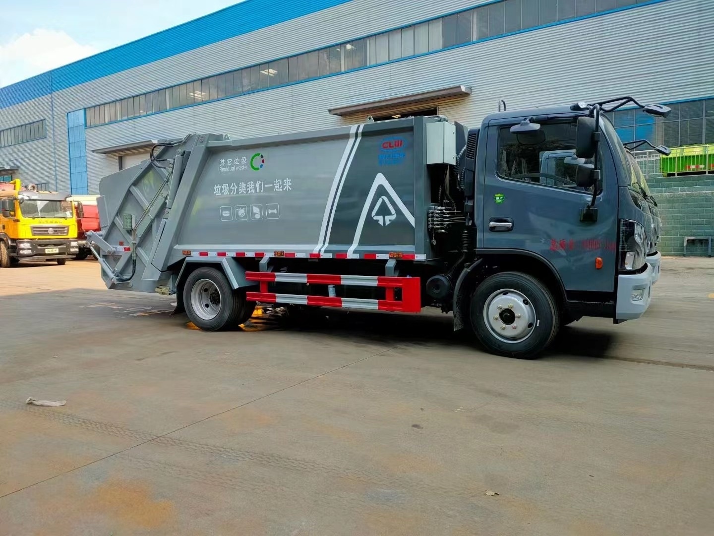 6-12cbm Waste Compactor Garbage Truck Real Loader Garbage Compressed truck