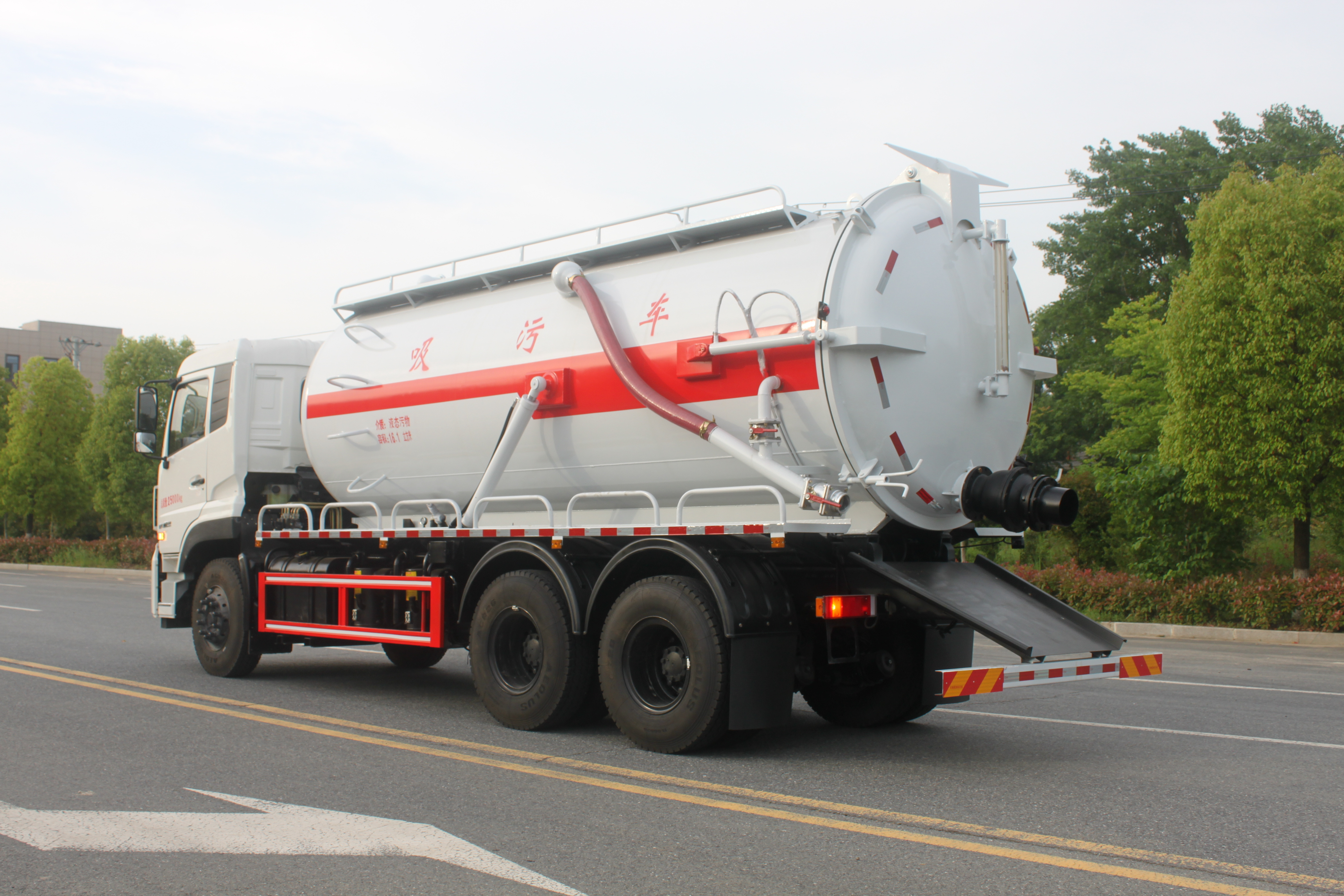 10 Wheels 10000L septic tank vacuum sewage suction trucks