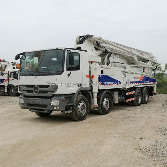 63M Zoomlion  truck mounted concrete pump 56 meters  62 meters used  refurbished mobile  Concrete Pump Truck