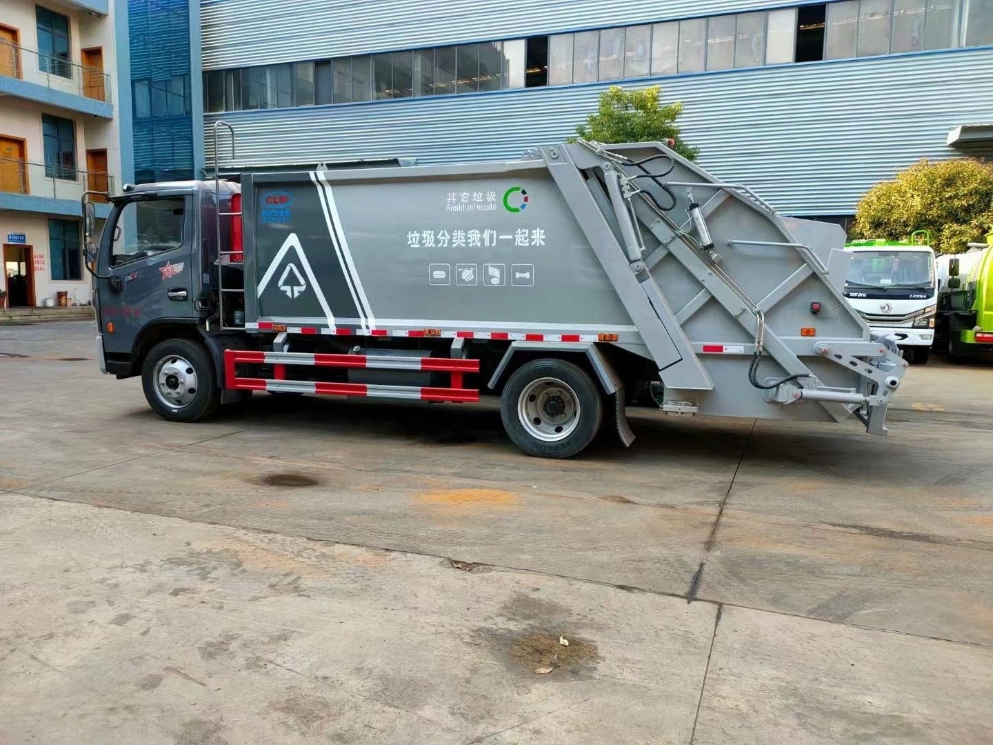 6-12cbm Waste Compactor Garbage Truck Real Loader Garbage Compressed truck