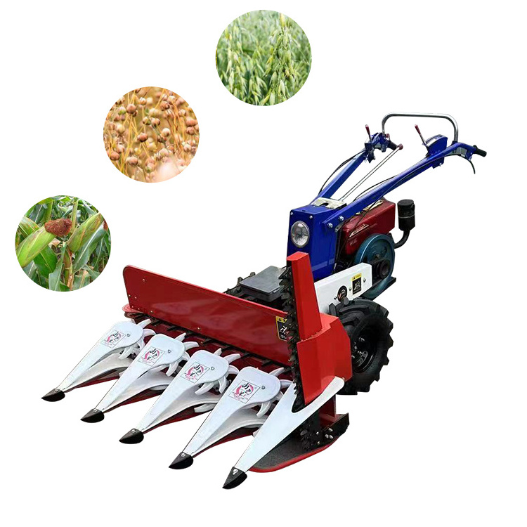 Walk behind sickle bar mower Grain harvesting machine