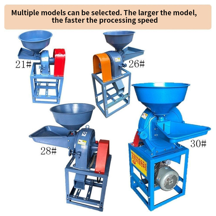 Commercial Multifunction Small Scale Roller Electric Corn Maize Milling Machine for Mini Maize Flour Grinding