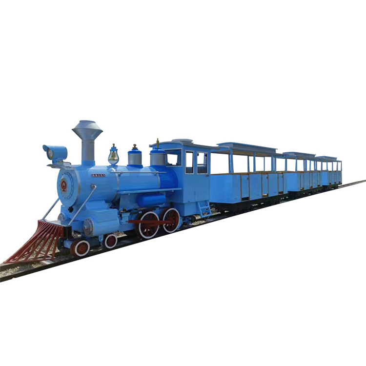 Wholesale Customized Good Quality Christmas Tree Train Steam Train Rideable Train