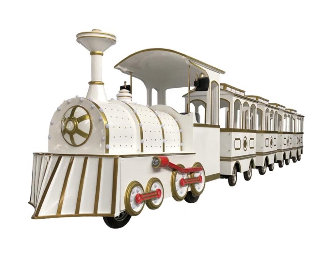 New Outdoor Amusement Park Trackless Train Electric Kids Rides Shopping Mall Electric Trains for Children