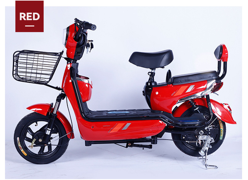 China Cheap price City E-bike 48V 12Ah Battery Cycle  electric moped 350W motor Electric Bicycle Scooter