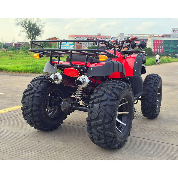 Quad ATV for Kids CE Certification 50CC 4 Wheeler Max Black Yellow Green Chain Red Orange Diesel Blue Spring Engine Shock Brake