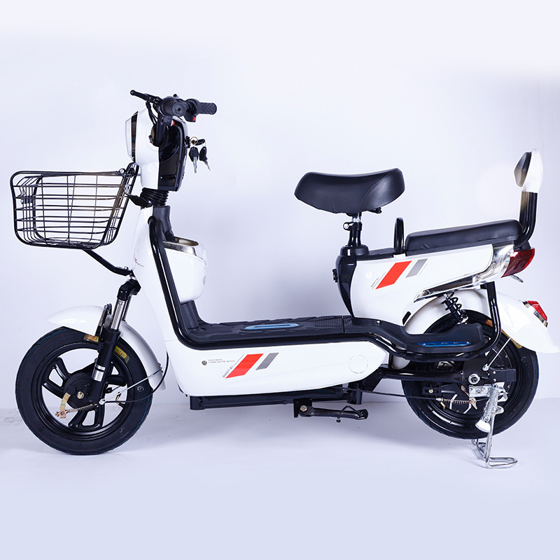 2 Wheel Electric Bike Scooter For Adults Electric Motorcycle Bicycle 350W 500W 600W Cheap Electric Moped With Pedals