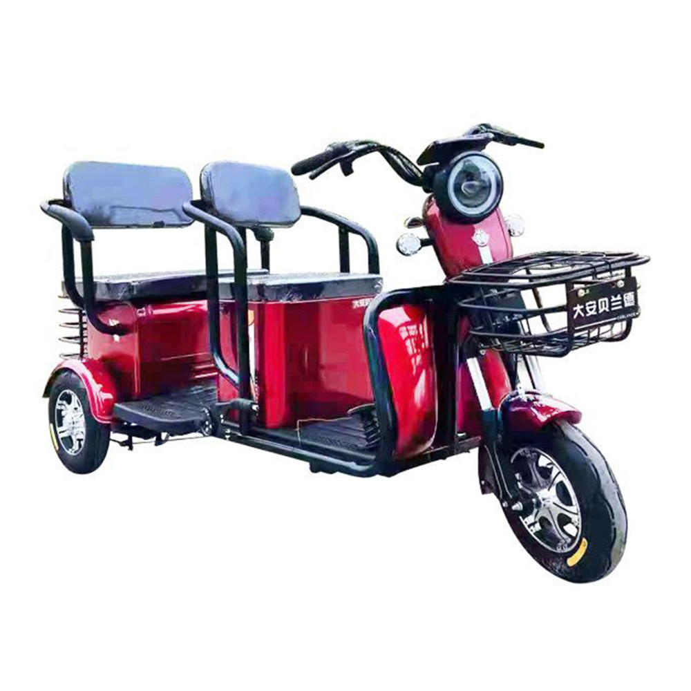 New product electric tricycle electric bike with cabin with fliping storage box for cargo & passenger