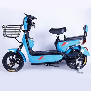 2 Wheel Electric Bike Scooter For Adults Electric Motorcycle Bicycle 350W 500W 600W Cheap Electric Moped With Pedals