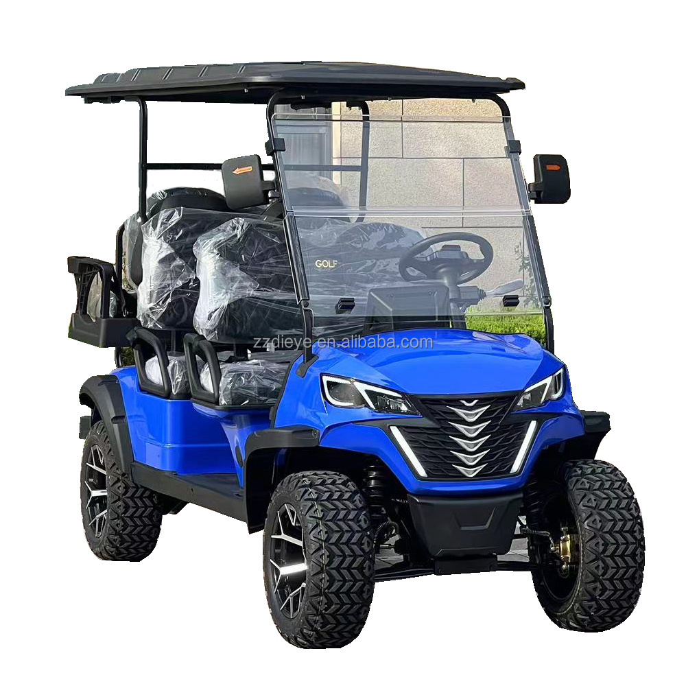 6 Seater Electric Golf Cart Electric With Lcd Screen 72v electric lifted golf cart Legal Adult Golf Cart for Sale