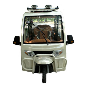 Three Wheel Covered Motorcycle Adult Electric Tricycle Bike Auto E Rickshaw Tuk Tuk Motor Taxi Passenger Electric Tricycle