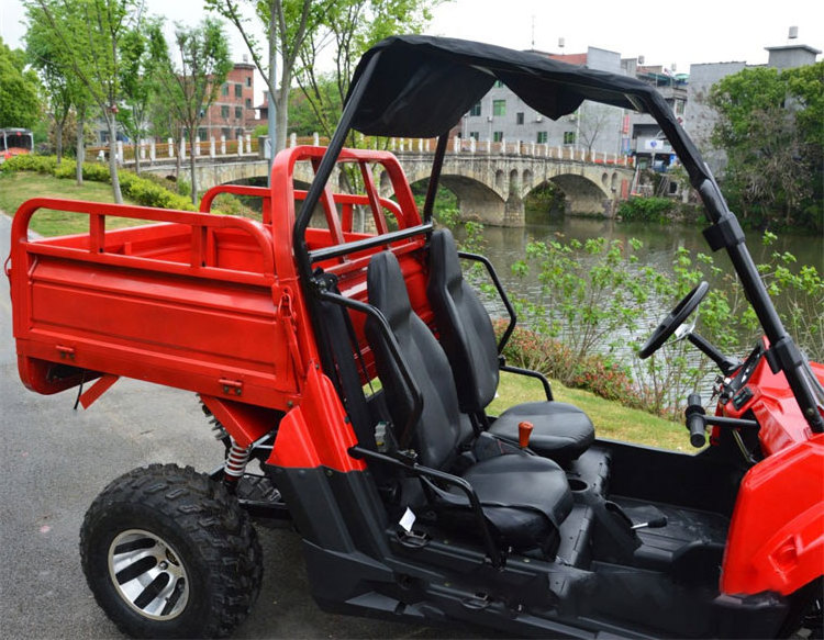 Manufacture Quad Bike 4 Wheeler Electric Farm Vehicle 72v 1500w Shaft Drive Side By Side Utv 4x4 Seat Electric Utv For Adults