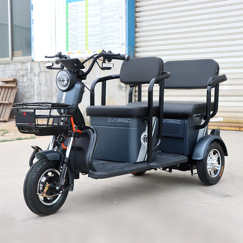 Newly Designed 3 wheels trike tricycle electric bike 500W mobility scooter 3 adjustable seats electric electric tricycles