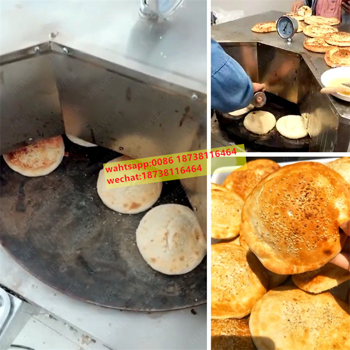 Good price gas tortilla chapati baking oven roti arabic bread bakery oven Rotary pita oven with bread former