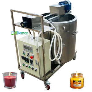 High Quality scented wax Melter filler Paraffin wax Melting mixing tank pot palm wax beeswax Candle filling machine