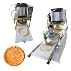 2022 hot sale pizza dough presser machine pizza cake flatbread maker former pizza base crust making machine