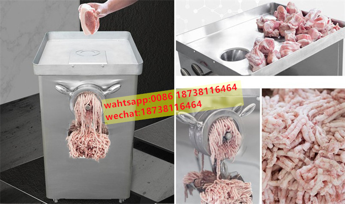 Frozen meat grinder mincer cutter Dried ghili ginger garlic chopper crusher Poultry chicken duck goose bone crushing machine