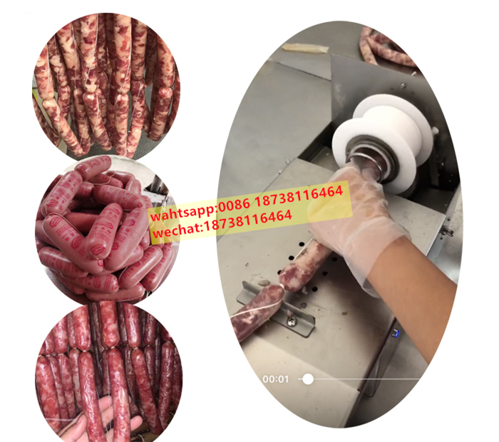 DEMAN electric sausage filling and tying machine sausage filler linker linking machine sausage binding knotting machine