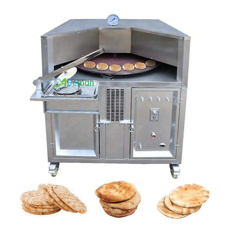 Good price gas tortilla chapati baking oven roti arabic bread bakery oven Rotary pita oven with bread former