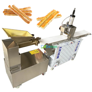 different shape dough extruder cutting machine breadstick cutter machine Crispy Snack chin chin strips making machine