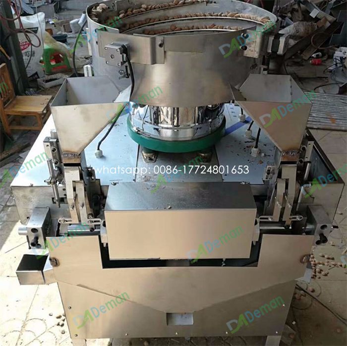 automatic almond badam sheller huller apricot pit pistachio nuts shelling hulling machine walnut Pecan peeling husking machine