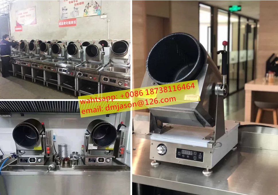 Restaurant intelligent cooking robot cooker Automatic wok cooking machine Commercial fried rice machine