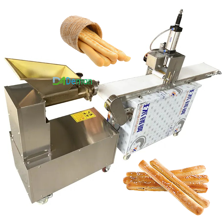 factory price dough extruder cutter  machine bread sticks maker cutting machine Pretzels dough twist making machine