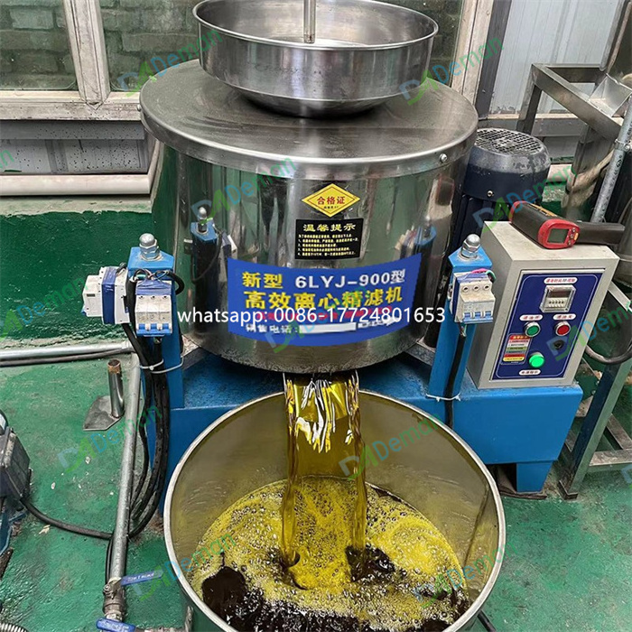 Centrifugal Peanut oil filter fine coconut oil refinery machine Palm Oil purifier