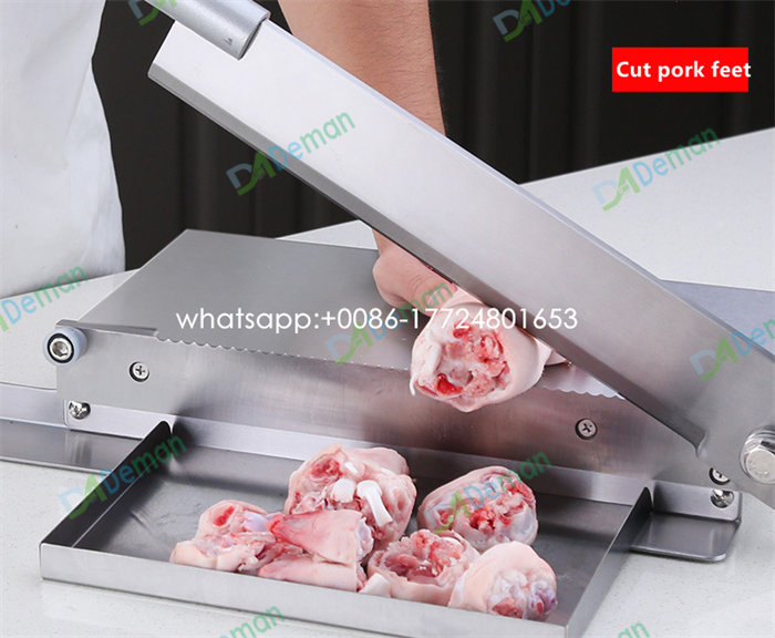 manual sweet corn frozen meat slicer pork feet shank pork tendon cutter chicken duck goose bone chopper